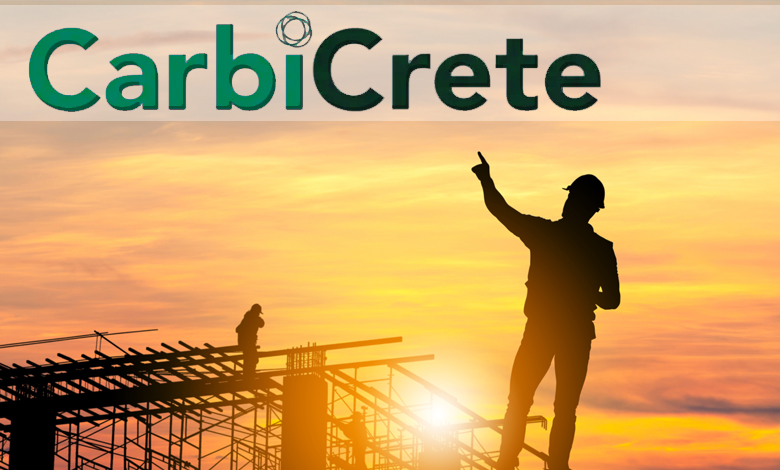 CarbiCrete tecnologia sostenibile cemento senza emissioni CO2 produzione edilizia green innovativa