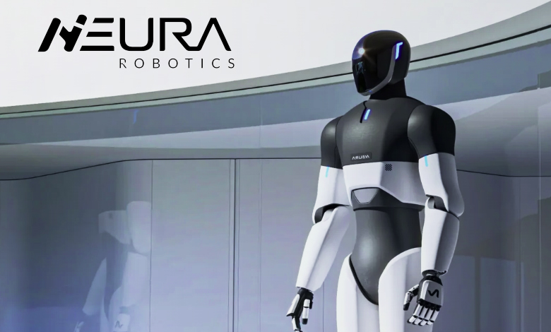 Robot umanoide Neura Robotics con intelligenza artificiale avanzata per collaborazione uomo-macchina