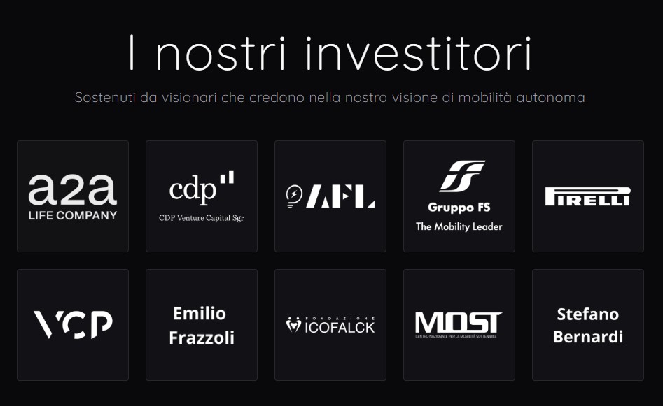 Investitori Niulinx startup guida autonoma Europa A2A CDP Venture Capital Pirelli Ferrovie dello Stato