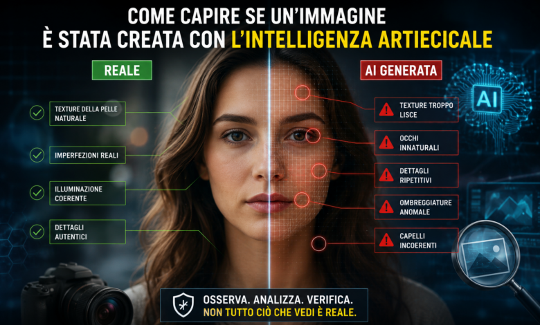 Come capire se un’immagine è stata creata con l’intelligenza artificiale
